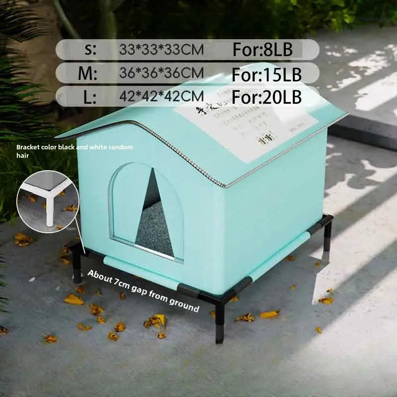 Outdoor waterproof cat/dog house.