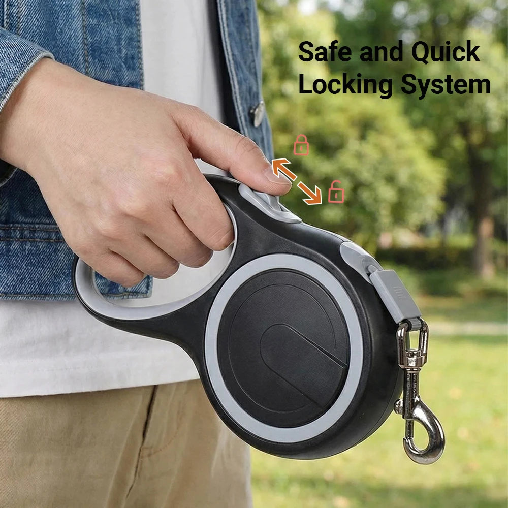 Retractable Big Dog Lead for Small & Large Dogs 5M 8M