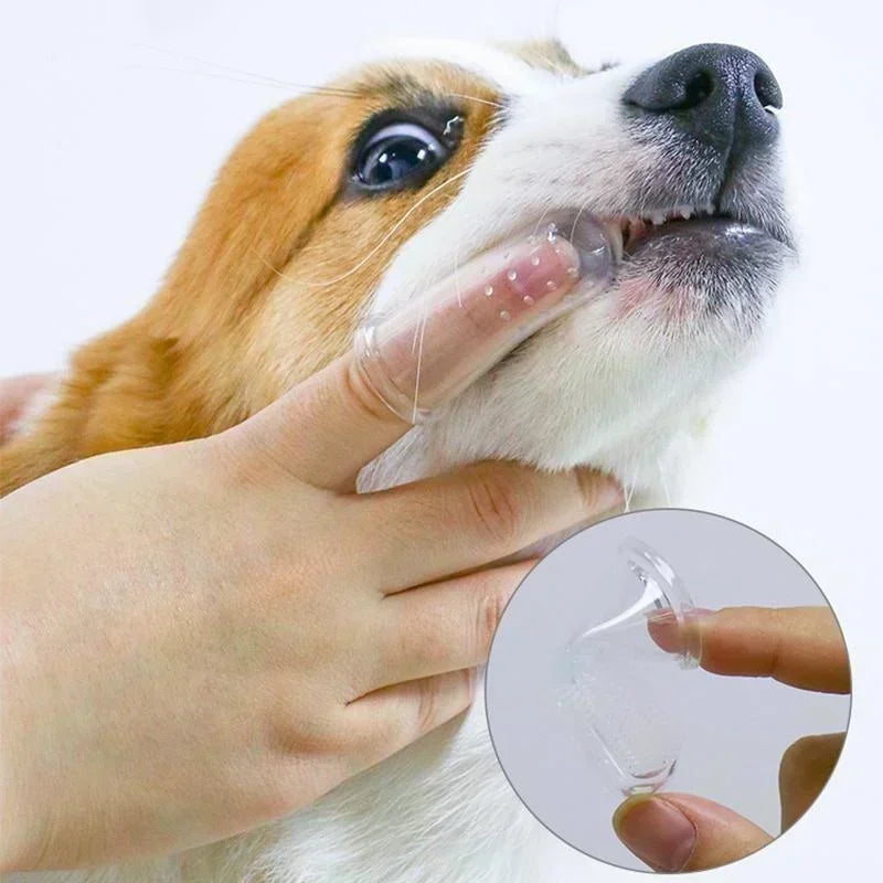 5pcs Super Soft Dog Finger Toothbrush