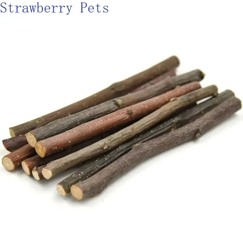 Chew Stick Apple Tree Branch Hamster for small pets.
