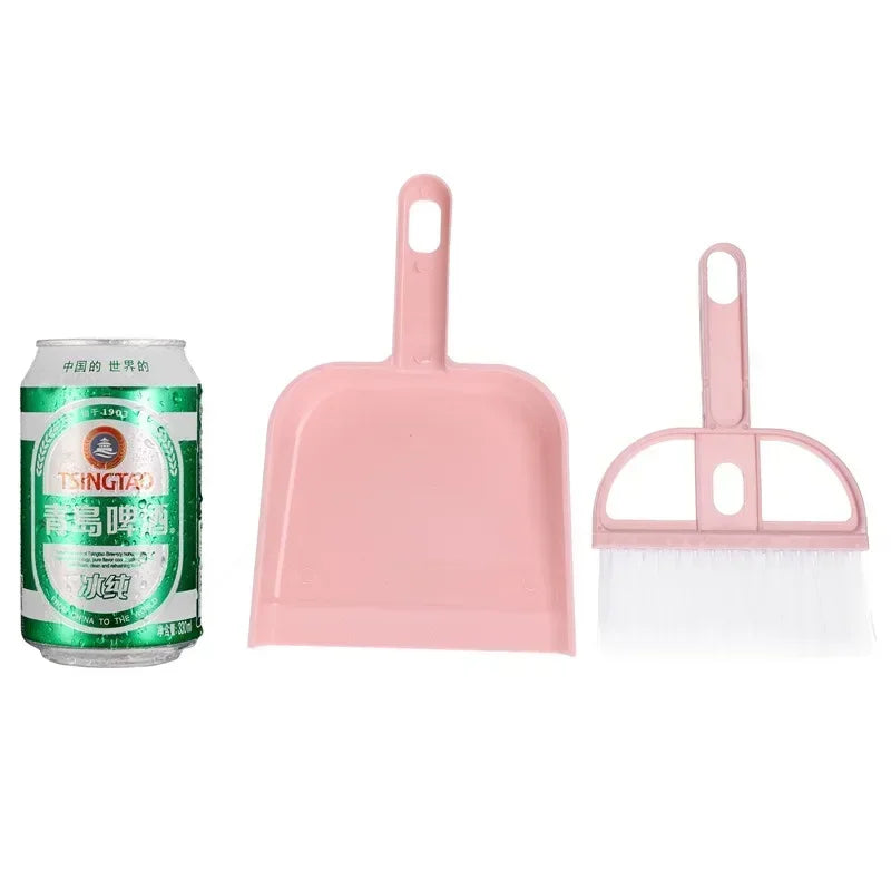 Mini dustpan and brush, for sawdust and food spillage.