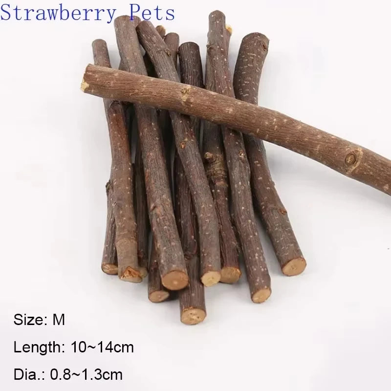 Chew Stick Apple Tree Branch Hamster for small pets.