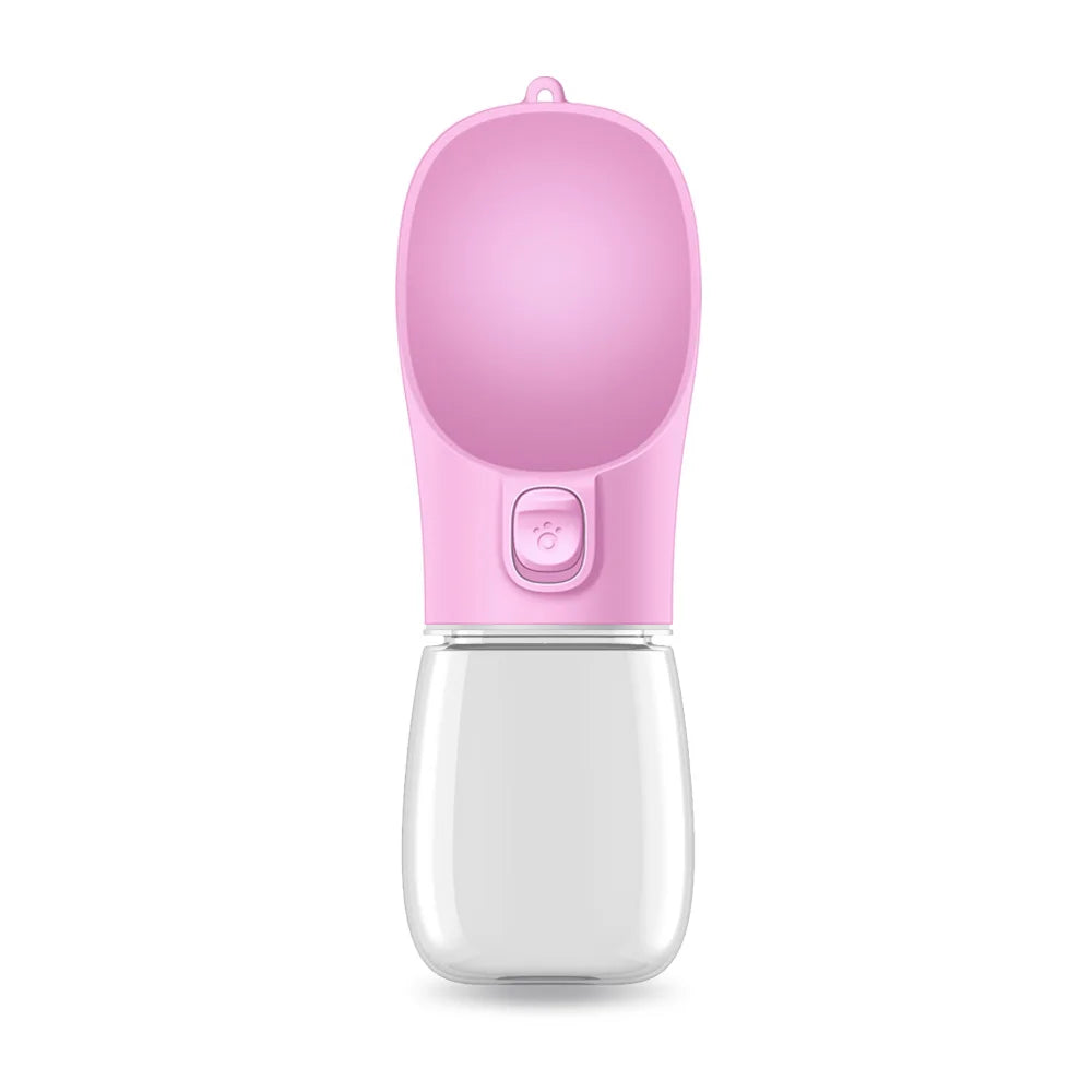 Portable dog water bottle.