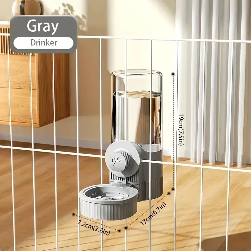 Small pet cage water &food  dispenser.