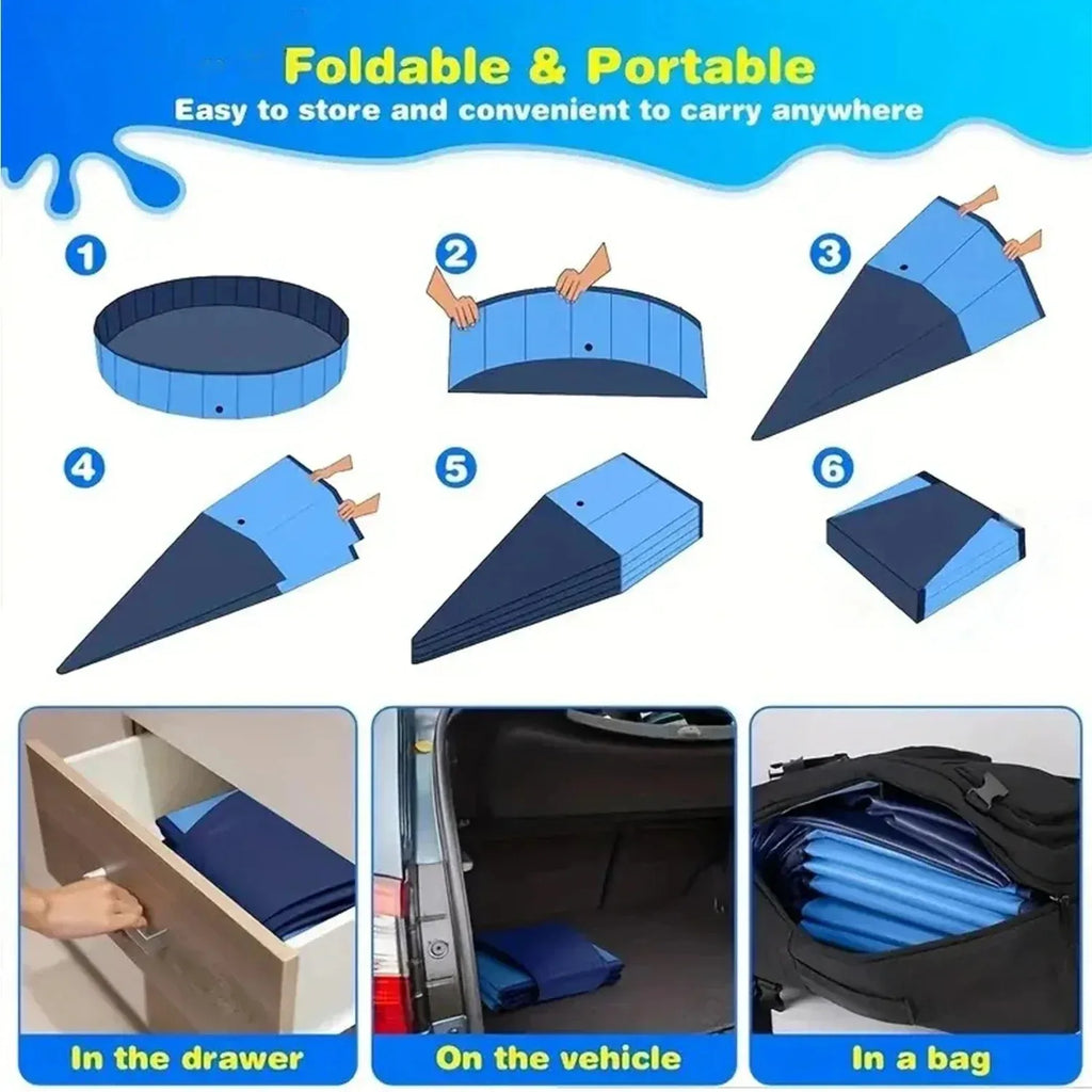 Durable easy assemble dog outdoor pool
