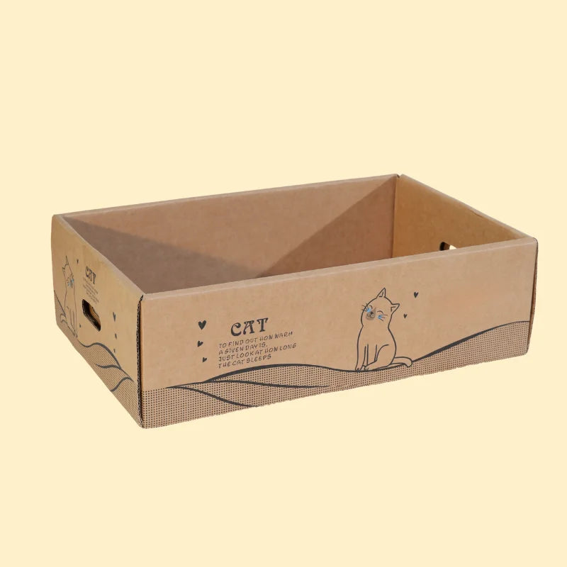 6-Pack Cat Scratching Posts, 13" Wide Extra Large, Reversible Cardboard Scratching Posts.