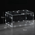 Durable Acrylic Reptile Habitat Clear box.