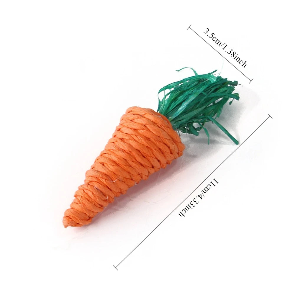 Small pet chew, climb and hide wooden toys.