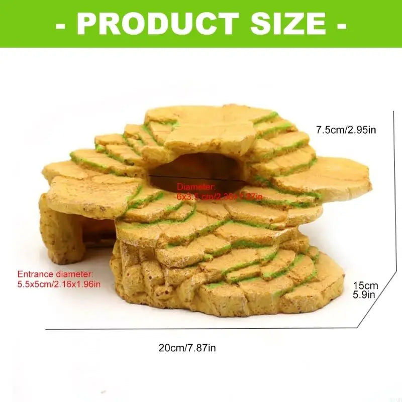 Cave style reptile hide.